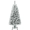 National Tree Company 4.5 ft. Acacia Flocked Tree