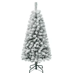 National Tree Company 4.5 ft. Acacia Flocked Tree