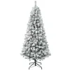 National Tree Company 6 ft. Acacia Flocked Tree