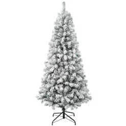 National Tree Company 6 ft. Acacia Flocked Tree