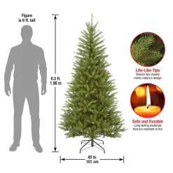 National Tree Company 6.5 ft. Dunhill Fir Slim Tree