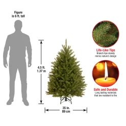 National Tree Company 4.5 ft. Dunhill Fir Tree