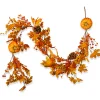 National Tree Company 6 ft. Fall Garland with Pumpkins, Pinecones, Berry Clusters, Maple Leaves
