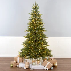 National Tree Company 6.5 ft. Festive Fern Tree with Clear Lights