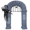 National Tree Company 12 ft. Halloween Ghost Arch Inflatable Decoration with LED Lights