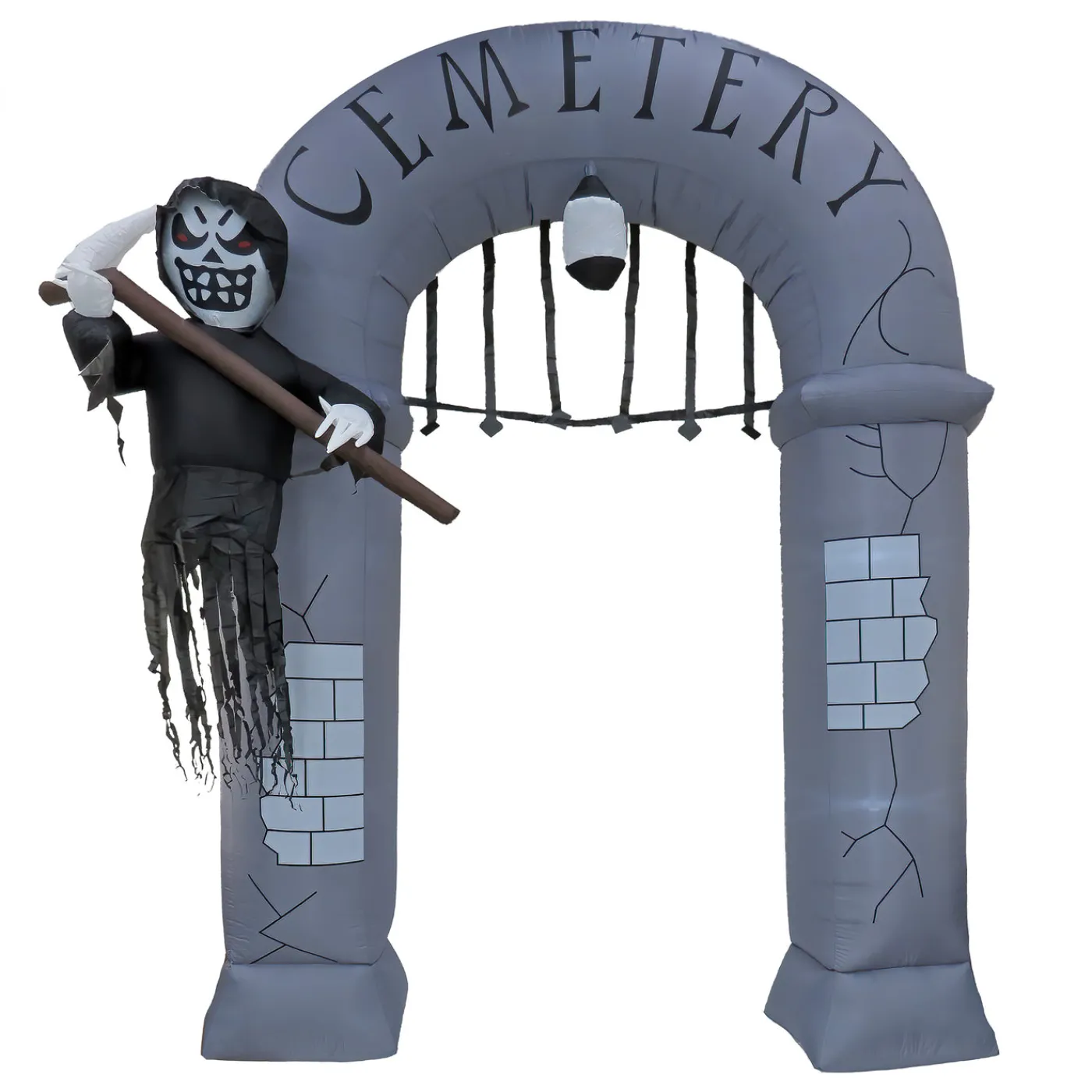 National Tree Company 12 ft. Halloween Ghost Arch Inflatable Decoration with LED Lights