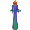 National Tree Company 12 ft. Halloween Pumpkin Ghost Inflatable Decoration with LED lights