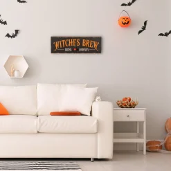 National Tree Company 2 ft. Halloween Witches Brew Drink Company Hanging Wall Decoration