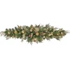 National Tree Company 6 ft. HGTV Home Collection Champagne Wishes Mantle Swag