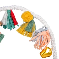National Tree Company 6 ft. HGTV Home Collection Multicolor Boho Garland