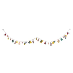 National Tree Company 6 ft. HGTV Home Collection Multicolor Boho Garland