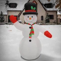 National Tree Company 8 ft. Inflatable Prelit Snowman