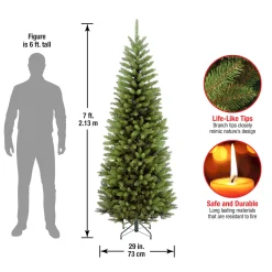 National Tree Company 7 ft. Kingswood Fir Pencil Tree