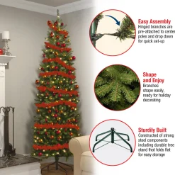 National Tree Company 7 ft. Kingswood Fir Pencil Tree
