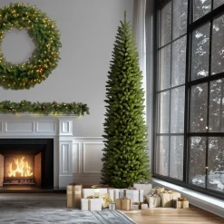 National Tree Company 12 ft. Kingswood Fir Pencil Slim Tree