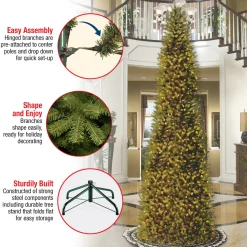 National Tree Company 10 ft. Kingswood Fir Pencil Slim Tree
