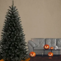 National Tree Company 6.5 ft. North Valley Spruce Black Tree