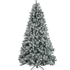 National Tree Company 7.5 ft. North Valley Spruce Tree with Snow Dusted Braches