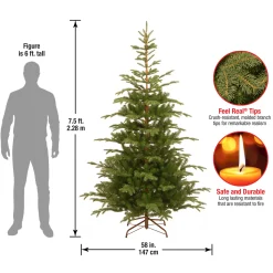 National Tree Company 7.5 ft. Norwegian Spruce Tree