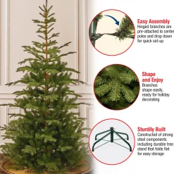 National Tree Company 7.5 ft. Norwegian Spruce Tree