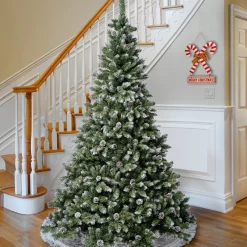 National Tree Company 7.5 ft. Oakley Hills Snow Tree