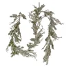 National Tree Company 9 ft. Pre-Lit Snowy Twig Garland with Warm White LED Rice Lights