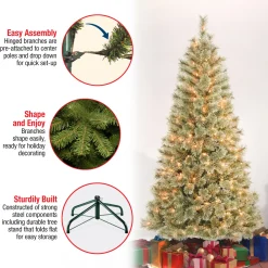 National Tree Company 6 ft. Pre-Lit Arcadia Pine Cashmere with Clear Lights