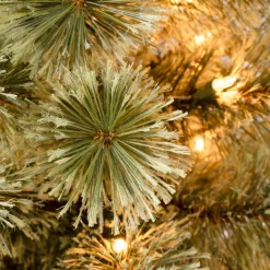 National Tree Company 6 ft. Pre-Lit Arcadia Pine Cashmere Slim Tree with Clear Lights