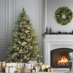 National Tree Company 7.5 ft. Pre-Lit Carolina Pine Tree with 1000 Clear Lights