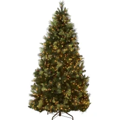 National Tree Company 7.5 ft. Pre-Lit Carolina Pine Tree with 1000 Clear Lights
