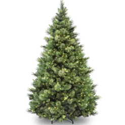 National Tree Company 7 ft. Pre-Lit Carolina Pine Tree with Clear Lights