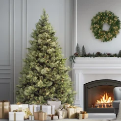National Tree Company 7 ft. Pre-Lit Carolina Pine Tree with Clear Lights