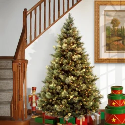 National Tree Company 6.5 ft. Pre-Lit Carolina Pine Tree with Clear Lights