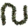 National Tree Company 9 ft. Pre-Lit Carolina Pine Garland with Clear Lights