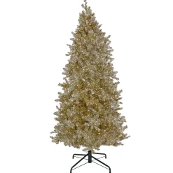 National Tree Company 9 ft. Pre-Lit Christmas Platinum Metallic Tree