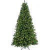 National Tree Company 7.5 ft. Pre-Lit Crater Spruce Tree with LED Lights