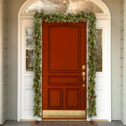 National Tree Company 9 ft. Pre-Lit Crestwood Spruce Garland with LED Lights