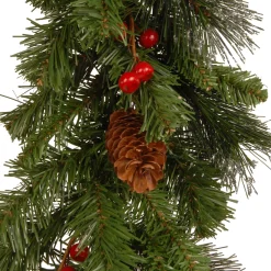 National Tree Company 9 ft. Pre-Lit Crestwood Spruce Garland with LED Lights