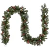 National Tree Company 9 ft. Pre-Lit Crestwood Spruce Garland with Clear Lights