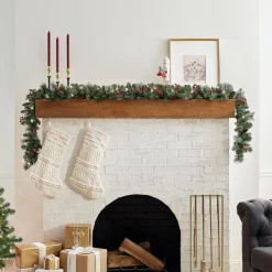 National Tree Company 9 ft. Pre-Lit Crestwood Spruce Garland with Clear Lights