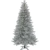 National Tree Company 10 ft. Pre-Lit Crystal Pine Hinged Tree with RGB Lights
