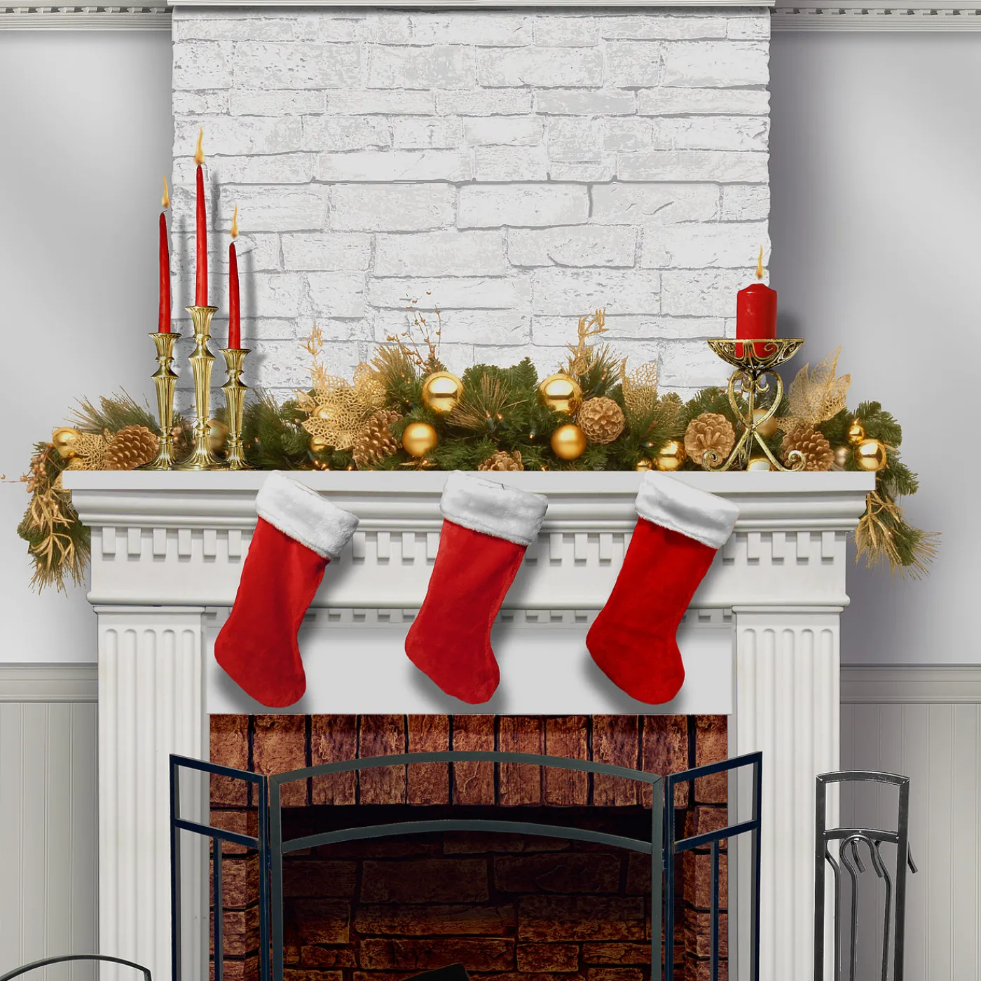 National Tree Company 6 ft. Pre-Lit Decorative Collection Elegance Swag with Clear Lights