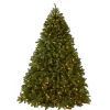 National Tree Company 7.5 ft. Pre-Lit Deluxe Downswept Douglas Fir Tree with PowerConnect Dual Color LED Lights