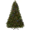 National Tree Company 7.5 ft. Pre-Lit Downswept Douglas Fir Tree with Dual Color LED Lights