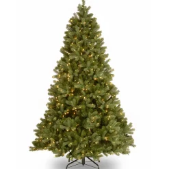 National Tree Company 7.5 ft. Pre-Lit Downswept Douglas Fir Tree with Dual Color LED Lights