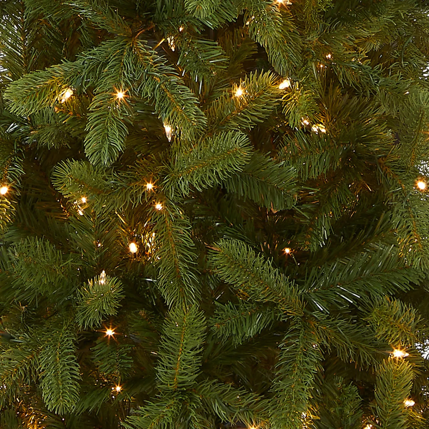 National Tree Company 6.5 ft. Pre-Lit Downswept Douglas Fir Pencil Slim Tree with Clear Lights