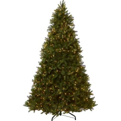 National Tree Company 12 ft. Pre-Lit Downswept Douglas Fir Tree with Clear Lights