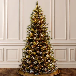 National Tree Company 4 ft. Pre-Lit Downswept Douglas Fir Slim Tree