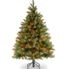National Tree Company 4.5 ft. Pre-Lit Downswept Douglas Fir Tree with Multicolor Lights