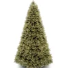 National Tree Company 9 ft. Pre-Lit Downswept Douglas Fir Tree with Dual Color LED Lights